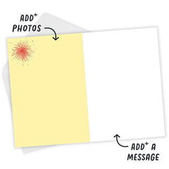 Fireworks Custom Celebration Card