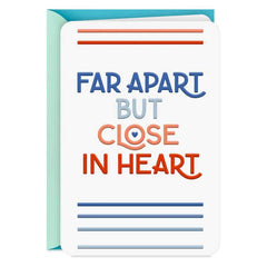 Close in Heart Military Miss You Card