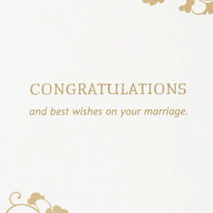 Red and Gold Lanterns Wedding Card