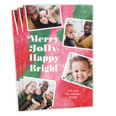Jolly and Bright Flat Christmas Photo Card
