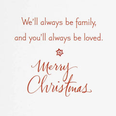 You're Always Loved Christmas Card for Brother