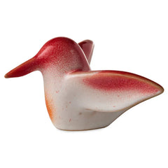 Sculpted Red and Orange Hummingbird Figurine, 1.85"