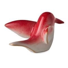 Sculpted Red and Orange Hummingbird Figurine, 1.85"