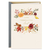 Thankful for Your Kindness Thanksgiving Card for Aunt