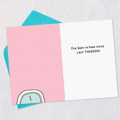 A Nice, Hot Bath Funny Encouragement Card
