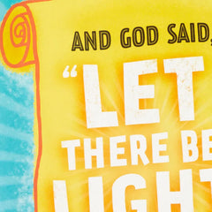 Let There Be Light Funny Pop-Up Birthday Card