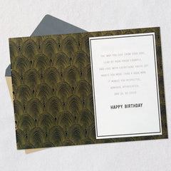 Respected, Appreciated and Admired Birthday Card for Father