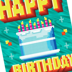 New Levels of Awesome Musical Birthday Card for Kids
