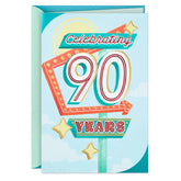 Love How You Live Your Adventure 90th Birthday Card