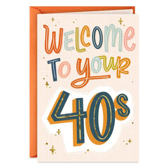 My Knee Hurts in Your Honor Funny 40th Birthday Card
