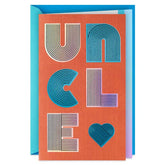 Admired and Loved Father's Day Card for Uncle