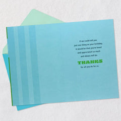 Love and Appreciation Birthday Card for Dad from All