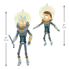 Rick and Morty "Get Back in the Car, Morty!" Ornaments, Set of 2