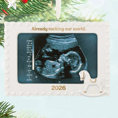 Already Rocking Our World 2026 Photo Frame Porcelain Ornament