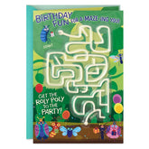Roly Poly Ball Maze Game Birthday Card for Kids