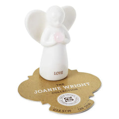Rose Quartz Angel of Love Mini Angel Figurine, 2"