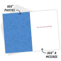 You Can Do Anything Custom Encouragement Card