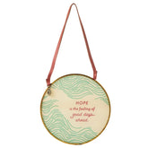 Hope Quote Hanging Glass Sentiment