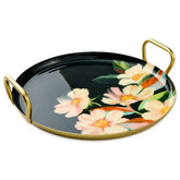 Lacey Chabert Collection Green Floral Serving Tray, 13.75"
