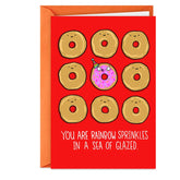 Rainbow Sprinkle Donut Birthday Card