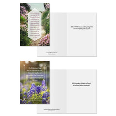 Roy Lessin Landscapes Assorted Religious Get Well Cards, Box of 12