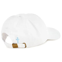 Running on Faith White Baseball Cap