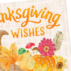 May Beauty and Blessings Warm Your Heart Thanksgiving Card