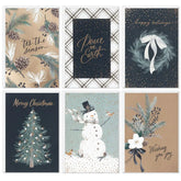 Rustic Elegance Boxed Christmas Cards Assortment, Pack of 24