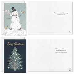 Rustic Elegance Boxed Christmas Cards Assortment, Pack of 24