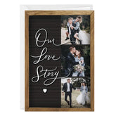 Our Love Story Letter Board Custom Love Card