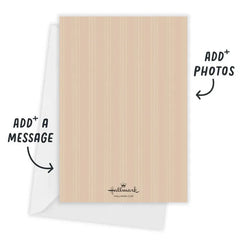 Rustic Very Merry Flat Christmas Photo Card