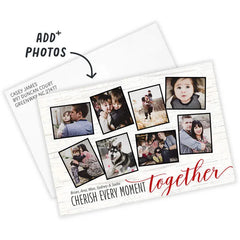 Cherish Togetherness Flat Holiday Photo Card