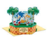 Sonic the Hedgehogâ„¢ Let the Good Times Roll 3D Pop-Up Birthday Card for Kids