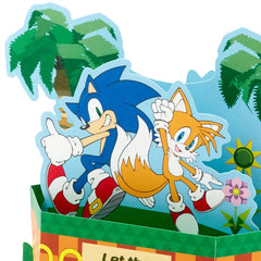 Sonic the Hedgehog™ Let the Good Times Roll 3D Pop-Up Birthday Card for Kids