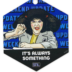 Saturday Night Live Roseanne Roseannadanna Metal Ornament