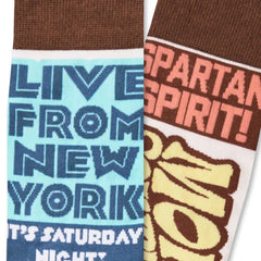 Saturday Night Live Best of SNL Novelty Crew Socks