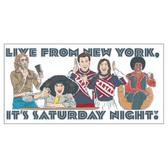 SNL Live From New York Collectible Drinking Glass, 13.5 oz.