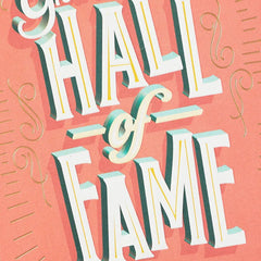 A Spot in the Grandson Hall of Fame Birthday Card for Grandson