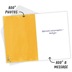 Bold and Bright Sagittarius Zodiac Custom Card