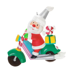 Santa's Sweet Motorcycle 2026 Exclusive Ornament