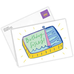 Silly Sardines Funny Custom Birthday Card