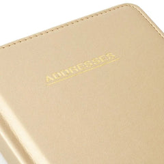 Satin Gold Address Book
