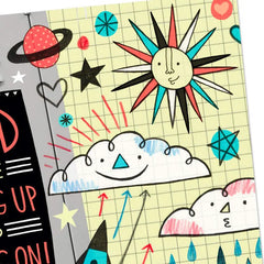 You're Moving Up and Moving On Graduation Card