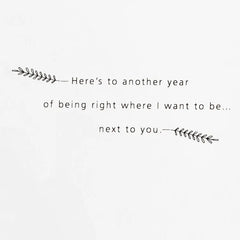 Another Year of Being Next to You Anniversary Card