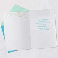 Here's to Another Year Anniversary Card for Couple