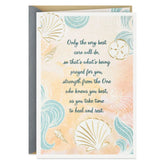 Praying for Strength From God Religious Get Well Card