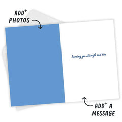 Sending Strength and Love Custom Support Card