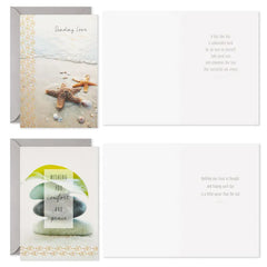Serene Photo Assortment Sympathy Cards, Pack of 16