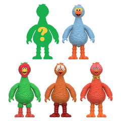 Super7 Sesame Street Big Birds ReAction Figure Mystery Box, 3.75"
