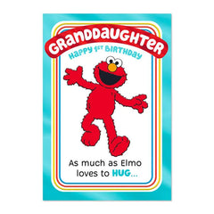 Sesame Street® Loved a Bunch 1st Birthday Card for Granddaughter